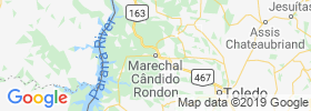 Marechal Candido Rondon map